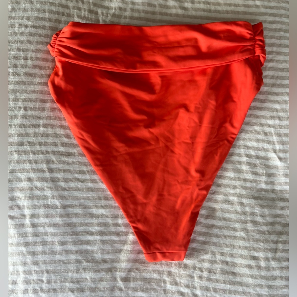 Mara Hoffman Goldie Bikini Bottom – S – NWOT - Unique Sample, Bright Orange - Picture 2 of 6